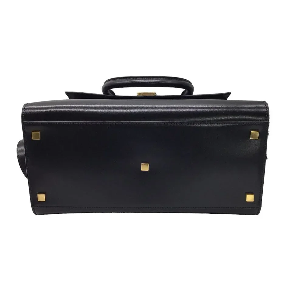 SAINT LAURENT BLACK LEATHER MEDIUM UPTOWN HANDBAG - Picture 4 of 9